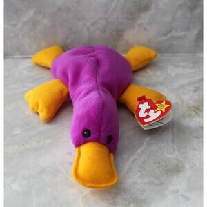 TY Beanie Baby Original 1993 PATTI The Platypus Vintage Style 4025 ~New